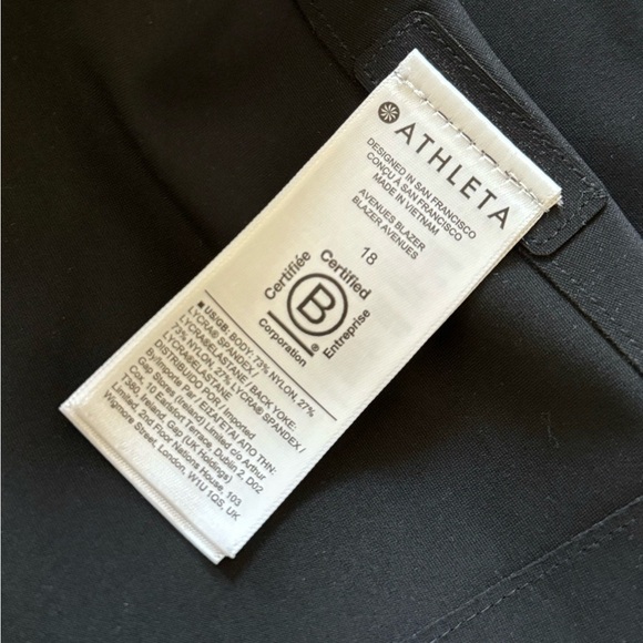 Athleta Avenues Blazer - Black Plus Size 18 - Picture 14 of 15